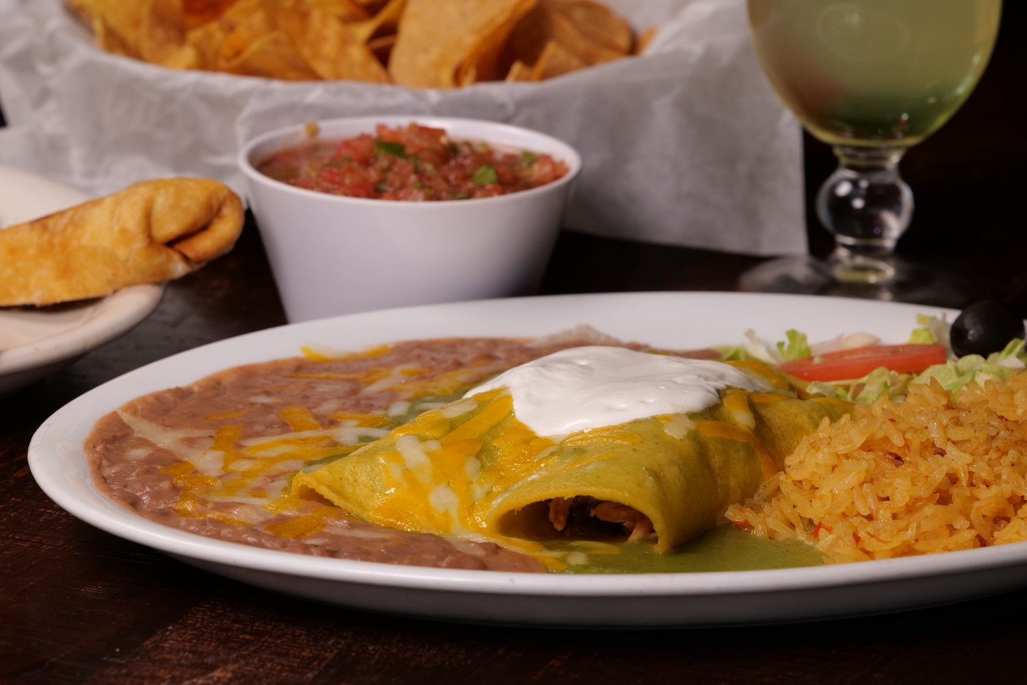 Enchiladas verdes